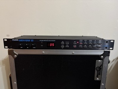 Alesis MidiVerb III 16-Bit Multi Effects Processor Reverb Delay TESTED WORKING