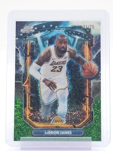 2025 Topps Cosmic Chrome LeBron James Base (RAW)
