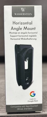 Wasserstein Horizontal Adjustable Mount for Google Nest Doorbell (Wired,2nd Gen)