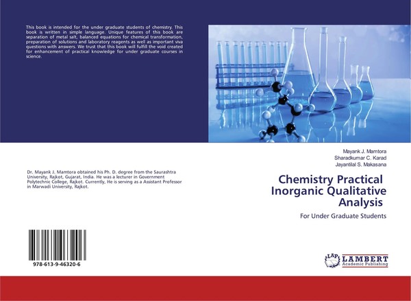 Chemistry Practical Inorganic Qualitative Analysis For Under Graduate Students-image