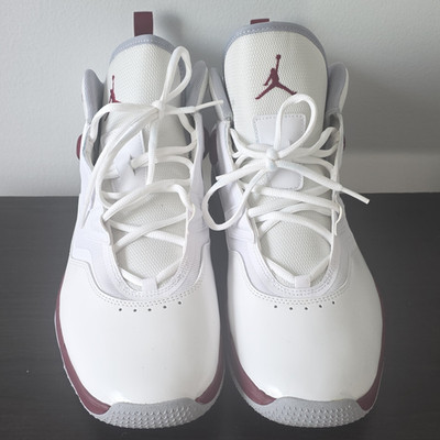 Jordan Stay Loyal 3 White/Wolf Grey/Team Red Men's Athletic Sneaker FB1396-160