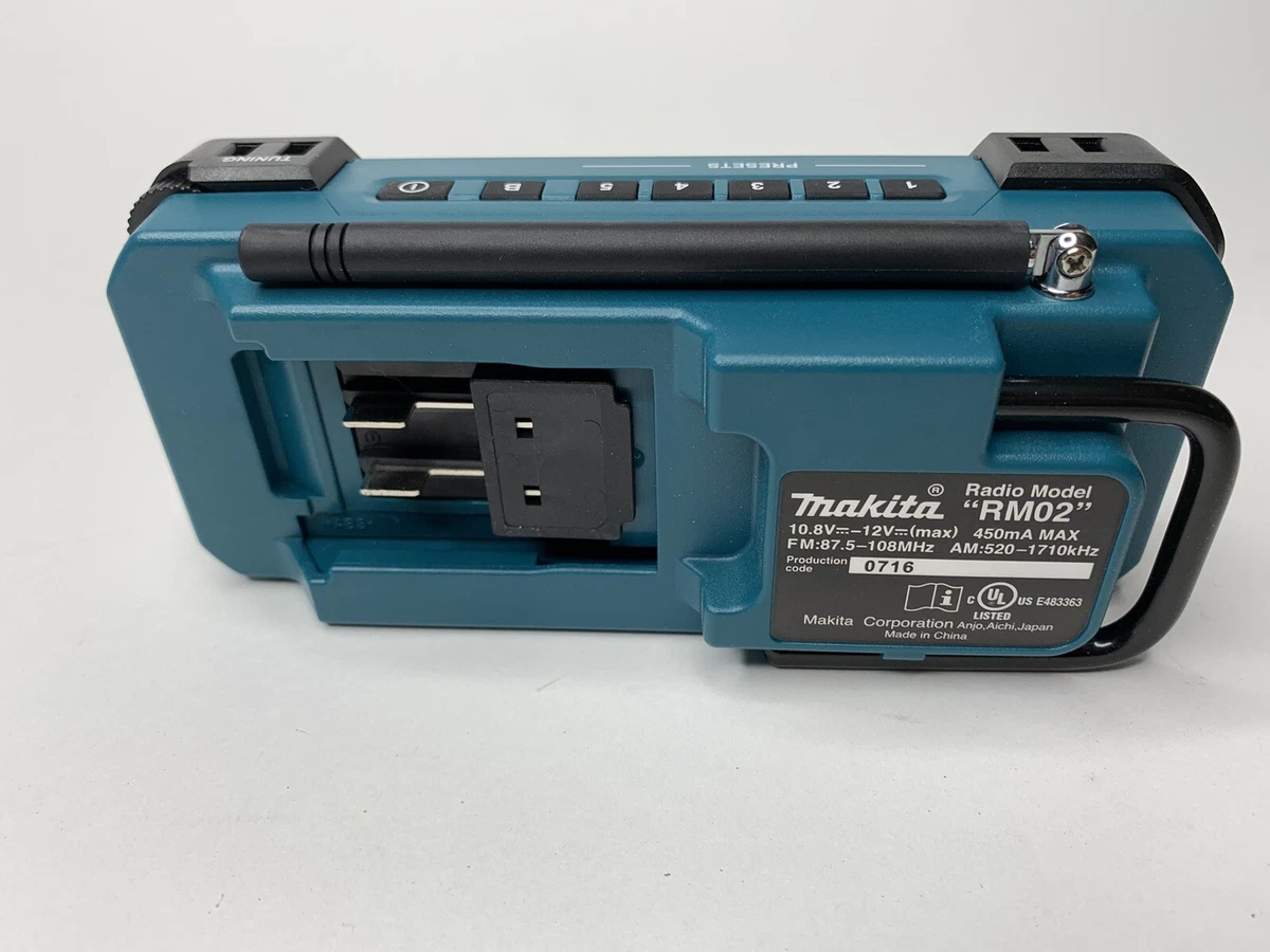 Makita 12 Volt Cxt Lithium Ion Cordless Compact Job Site Radio