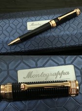 Bolígrafo Montegrappa "NEROUNO PURE BRILLANCE" Swarovski Zirconia Precio de venta sugerido por el fabricante 770 $