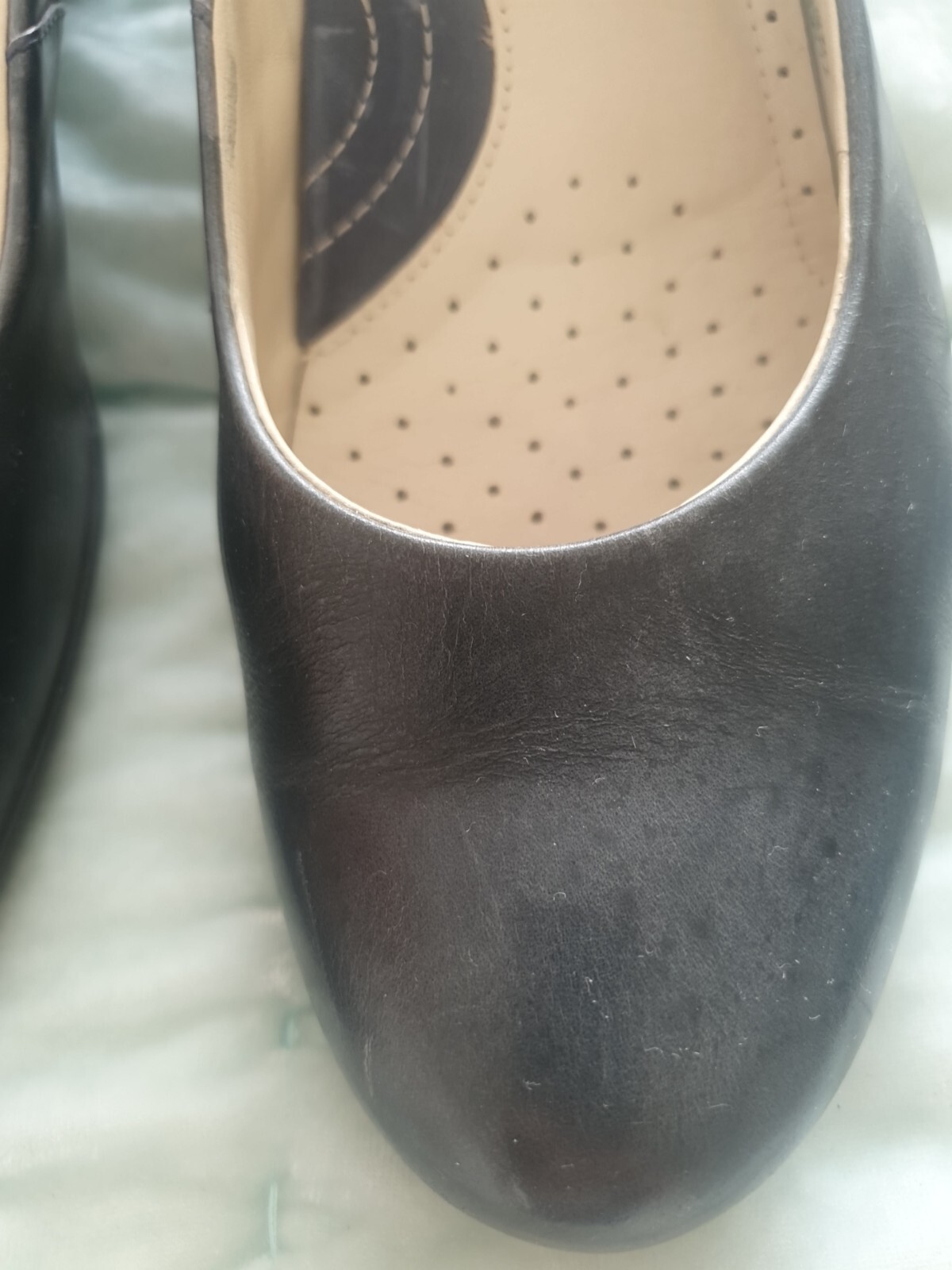 ecco navy blue shoes