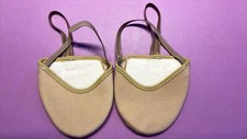 Rhythmic gymnastics toe shoes, Half Shoes, Beige