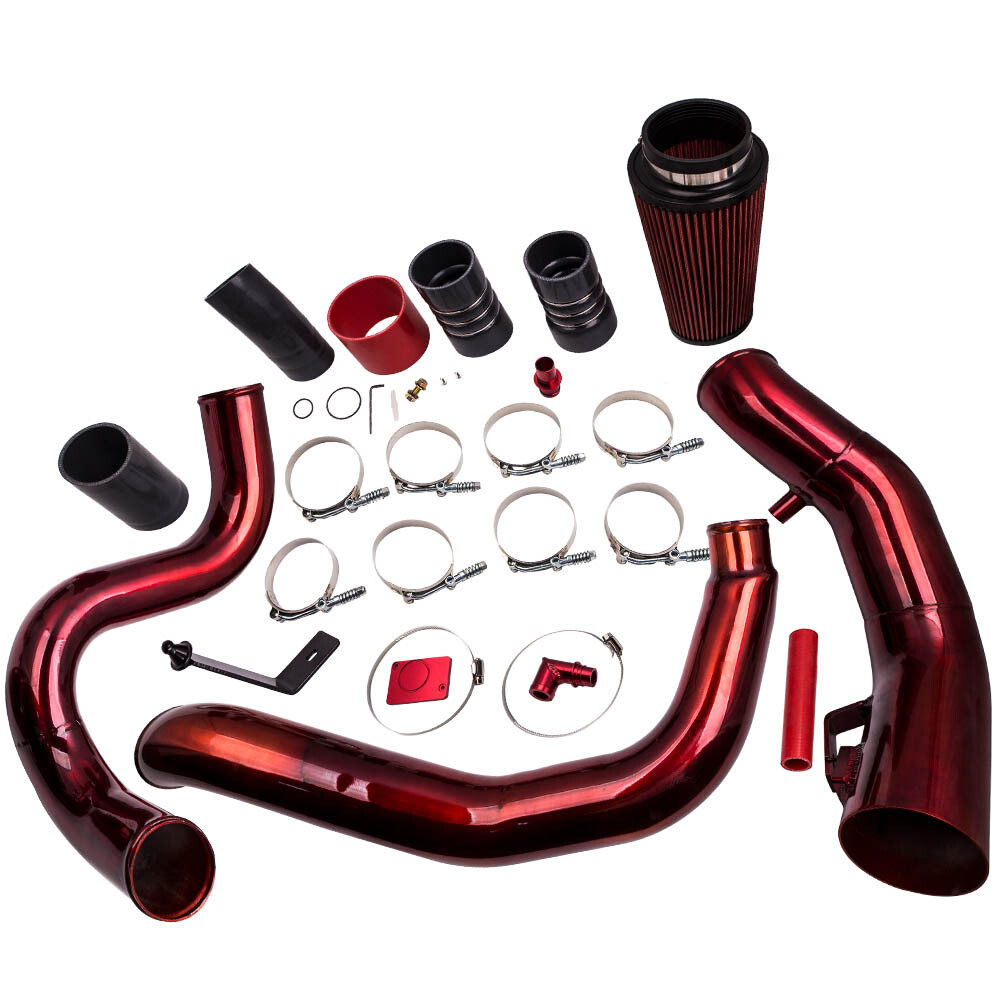 Intercooler Pipe & Cold Air Intake Kit & T-bolt Clamps for Ford F250 6.0L Diesel