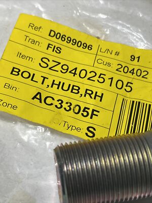 Hino Truck Rear wheel Stud P/N SZ94025105 NOS Hino | eBay