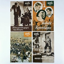 ©1961 4x Progress Film KINO Programme KOPENHAGEN Ove Sprogøe ROOYEN Hardy Krüger