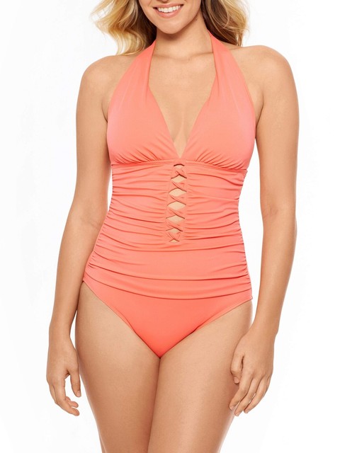 womens neon one piece swimsuits