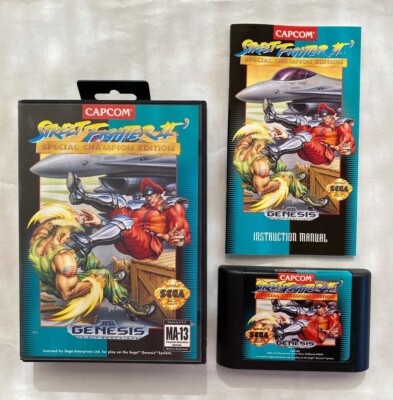 Street Fighter II 2 Special Champion Edition Sega Genesis Vintage