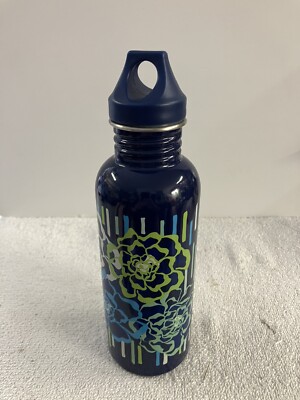 Vera Bradley Water Bottle in Katalina Blues 25 oz Stainless Steel