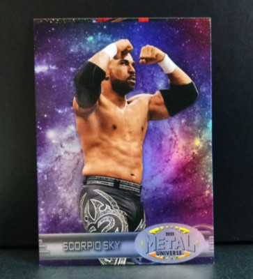 2022 Skybox Metal Universe AEW All Elite Wrestling 1997-98 Retro Scorpio Sky