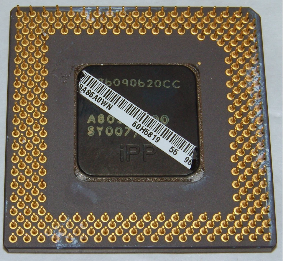Intel Pentium P133 SY022 Socket 5 133 Mhz CPU A80502133 - Bild 2 von 2