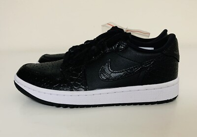 Nike Air Jordan 1 Low Golf Shoes Mens Sz 3.5/ Women 5 Black Nike Air Jordan 1 Low Golf Shoes Mens Sz 3.5/ Women 5 Black