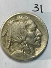 1921 (P)  BUFFALO NICKEL, "VERY GOOD" condition, #31