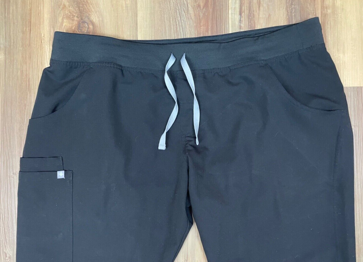 Figs Women's XXL Solid Black Drawstring Technical… - image 3