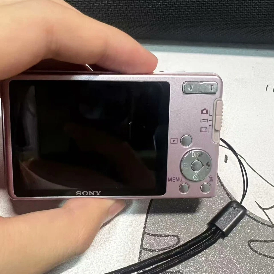 SONY Cyber-Shot DSC-W350D Digital Camera 14.1MP with Accessories Sakura Pink - Bild 4 von 4
