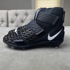 Nike Force Savage Elite 2 TD Black Detachable Football Lineman Cleats Size 14