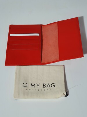 O My Bag Passpot Holder Red Classic Leather