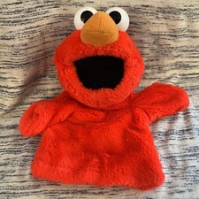 Sesame Street 1986 Tyco Elmo Furry Plush Hand Puppet
