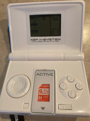 AGP X-SYSTEM　ADVANCED GAME　PLAYER　携帯ゲーム AGP - X SYSTEM HANDHELD ADVANCES GAME PLAYER 4 CARTRIDGES, 8 GAMES