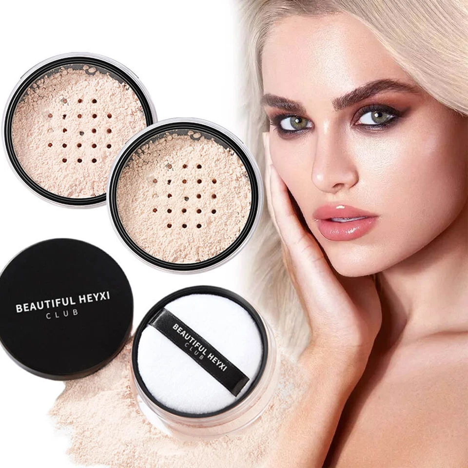 Matte  Foundation Loose Setting Moisturizing Face Powder Translucent  - Image 4 of 4