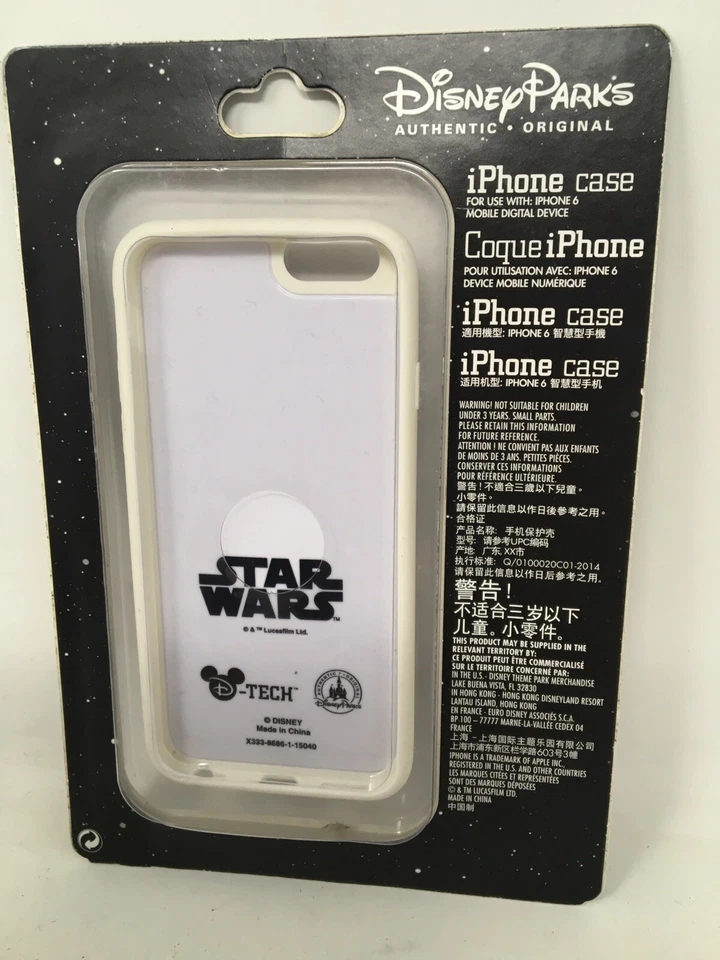 Capa R2-D2 Disney Parks D-Tech Star Wars iPhone 6 nova na caixa - Imagem 2 de 2