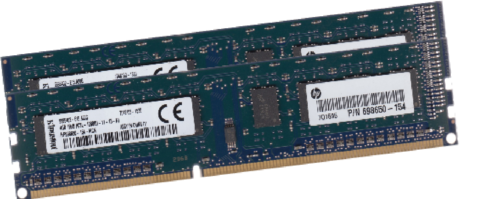 Kingston 8GB 2x 4GB DDR3 1600L MHz DIMM KVR16LN11/4 Ram Speicher Desktop PC-1280 - Afbeelding 1 van 1