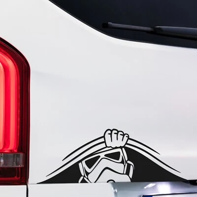 ATL PRO FX Peeking Stormtrooper Star Wars Vinyl Decal Sticker Transfer | Car Van Motor Home