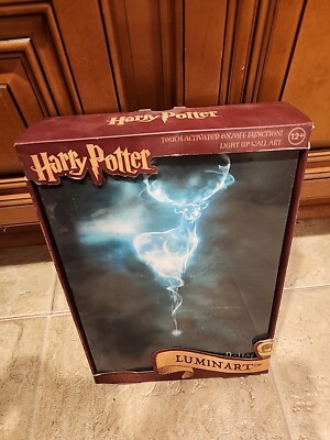 Harry Potter Patronus Luminart Light Up Canvas Touch Activated Nightlight NEW