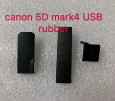 USB Leather Side Cover USB Side Cover Port Cover 3PCS For Canon 5D4 Parts