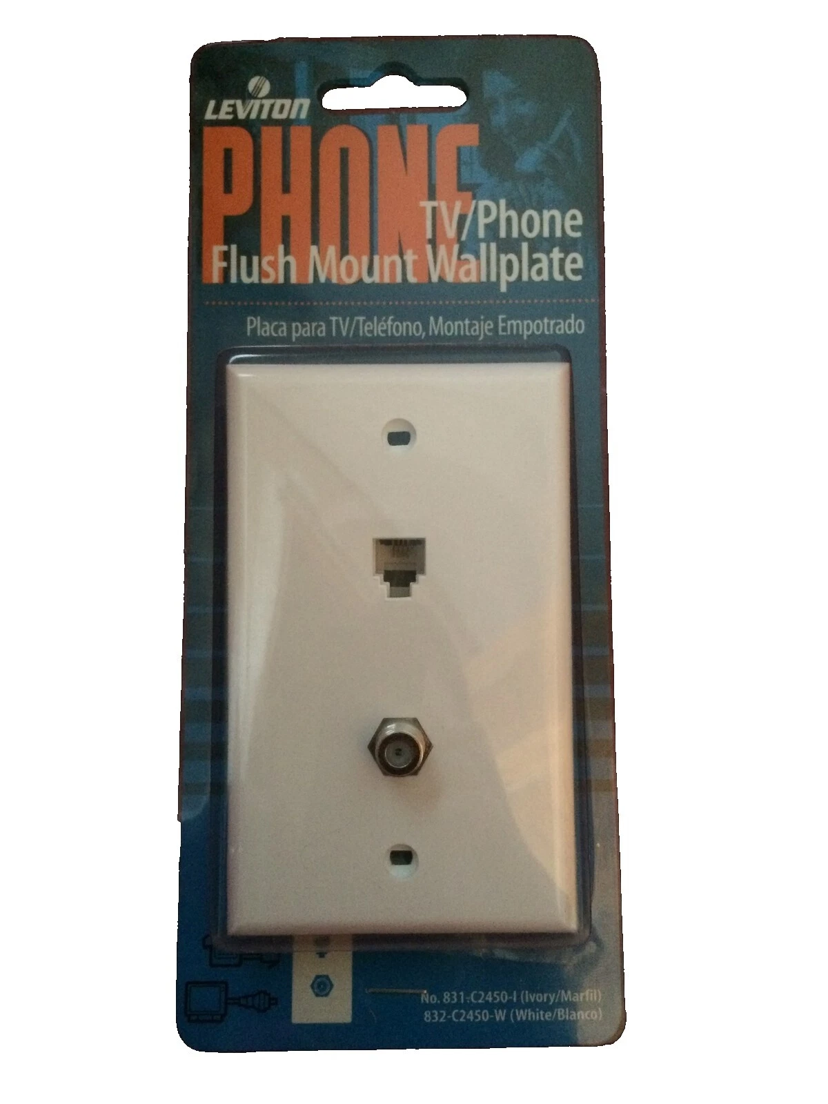 Leviton Home Telephone Wall Plates