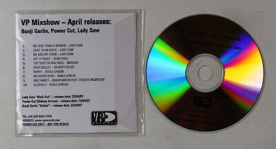 VP Mixshow - April Releases UK ADV CDR 2007 Lady Saw Bunji Garlin Sean Paul