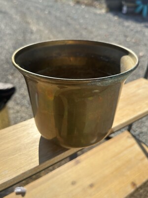 Small Brass Vintage Planter Defected See Pics