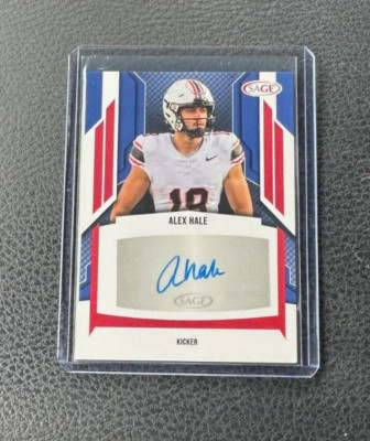 2024 Sage Alex Hale Rookie Red Parallel Auto