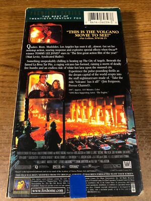 Volcano VHS VCR Video Tape Used Movie Tommy Lee Jones 86162603938
