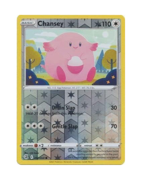 Pokemon - Chansey - 202/264 - Reverse Holo - Fusion Strike - NM/M