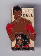 RARE PINS PIN'S .. SPORT BOXING BOXING BOXER GILBER DELE WBC WORLD CHAMPION ~FP