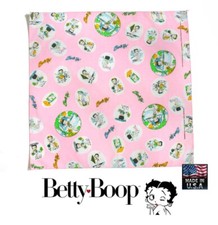 Hav-A-Hank USA MADE BETTY BOOP BEACH GIRL Surfs Up! BANDANA Neck Scarf Head Wrap