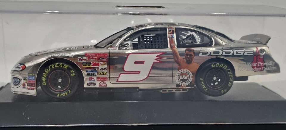 2001 Bill Elliott #9 Dodge Intrepid Race Fans Muhammad Ali 1:24 NASCAR 1 of 624 - Image 2 of 4