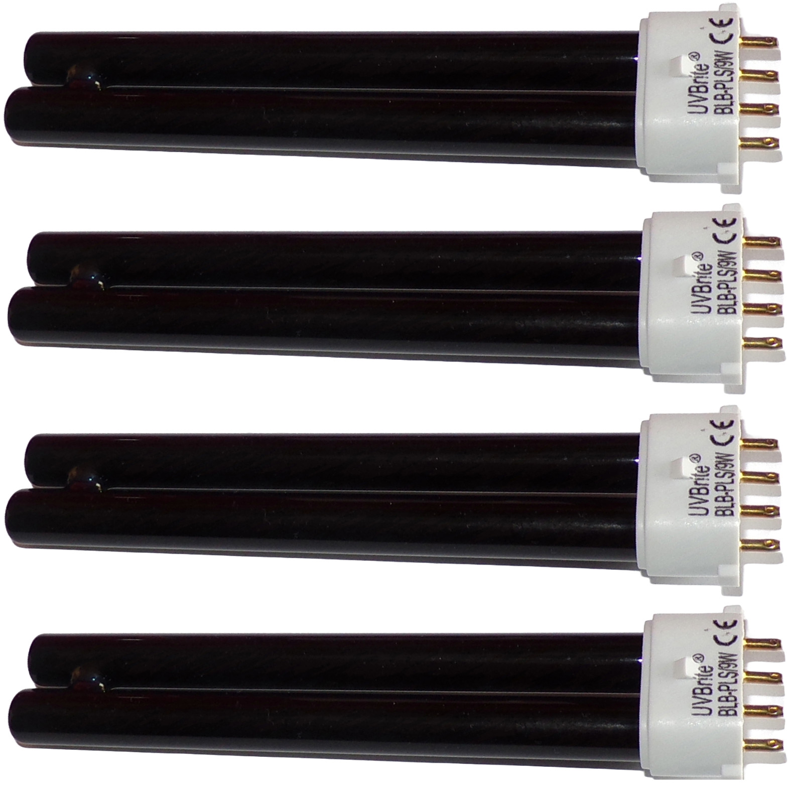 UVBrite® 4 x 9W PL 2G7 BLB Blacklight Bulb Safescan 50/70 UV Bank Note Checker