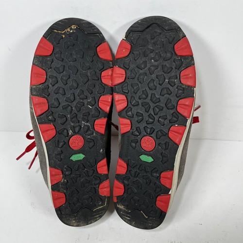 Timberland Jungen Classic 4894R Grau Grey Red Schnürsenkel Freizeitschuhe Sneaker Gr. 4 - Bild 9 von 10