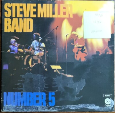 Steve Miller Band Number 5 Vinyl Record VG/VG EAST436 1970