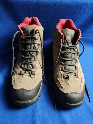 Ozark Trail Putty II Leather Waterproof Mid Top Lace Up Hiking Boots Men  Size13