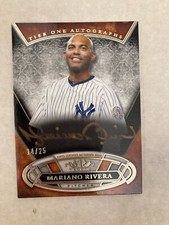 2015 Tier One #TOA-MR Yankees MARIANO RIVERA Bronze Ink AUTOGRAPH HOF #14/25