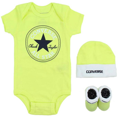 infant yellow converse