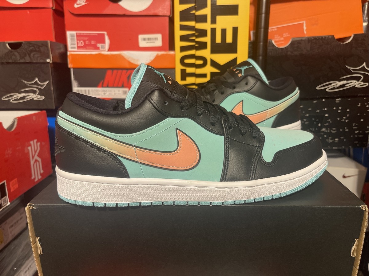 Nike Air Jordan 1 Retro Low Tropical Twist Teal Blue Black 