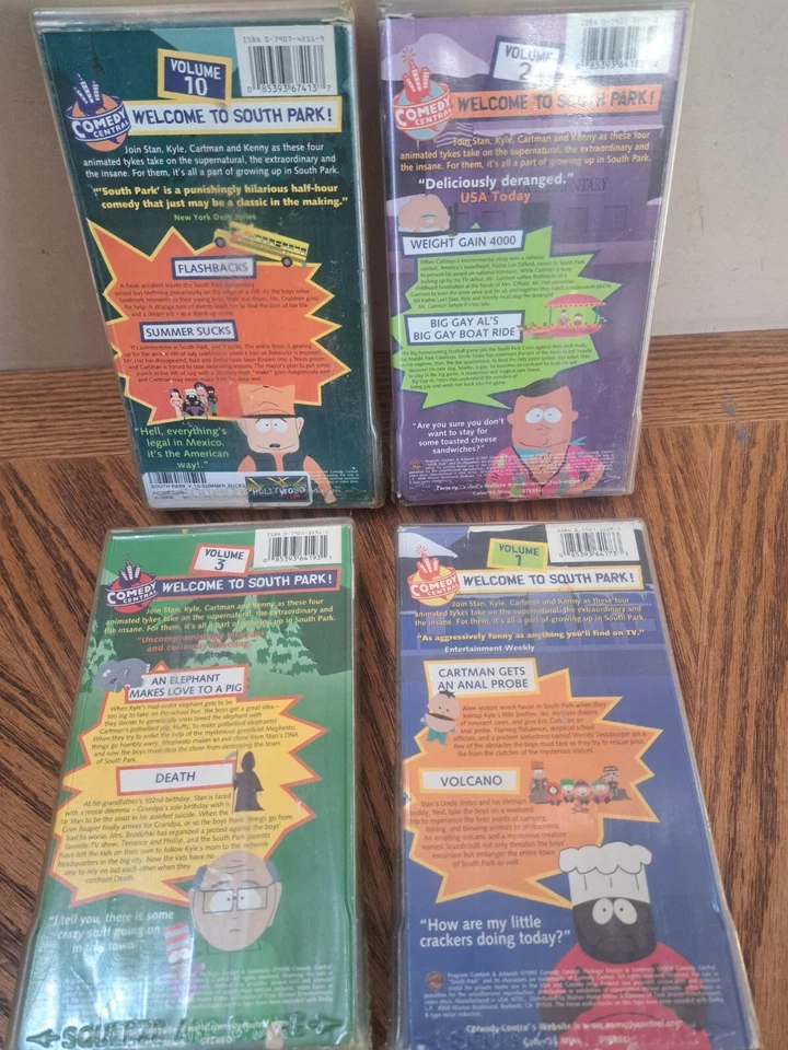 Lot Of 4 - South Park VHS Tapes - Image 2 of 2