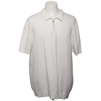 Selected Homme, T-shirt, Größe: XXL, ZIP POLO B, Weiß, Bio-Baumwolle #uRu