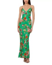 NEW, Alice + Olivia Loma V Neck Cami Maxi Dress in Hamptons Floral Sz 6 #LD310